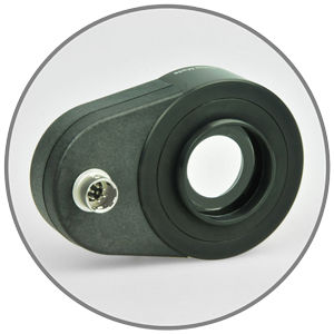 plankonvexe Linse / aus Polymermaterial / Vis / regelbare Stärke
