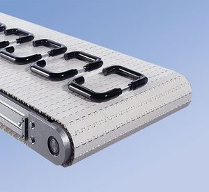 Förderer mit Modulband / für die Lebensmittelindustrie / modular / horizontal