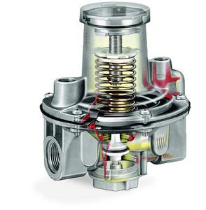 Gasdruckregler / einstufig / Membran / Federdruck