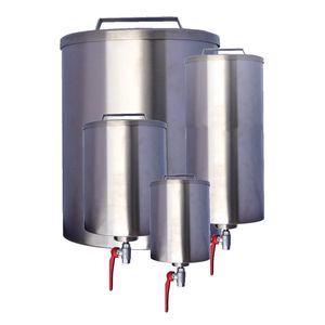 Edelstahlbehälter / Aluminium / druckfrei / Speicher