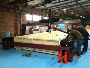 Schneidmaschine für Stahl / für Edelstahl / für Aluminium / für Holz