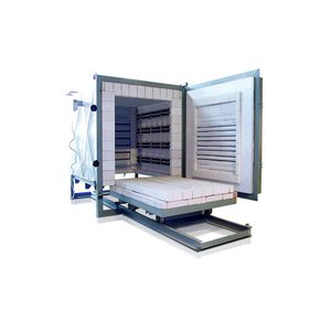 Wärmebehandlungsofen / Muffel / Herdwagen / elektrisch / mit Widerstand