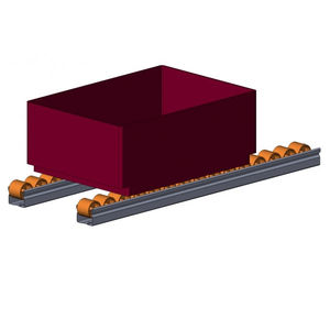 Schiene für Linearführungen / Stahl / Rollen