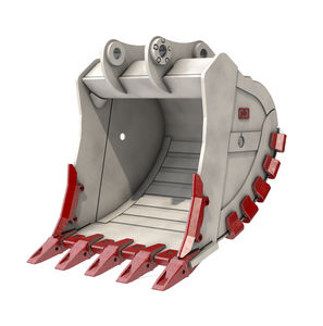 Standardzahn-Schaufel / für Bagger / für Stein