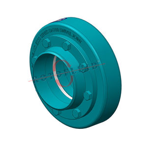 Flanschanschluss / gerade / hydraulisch / pneumatisch