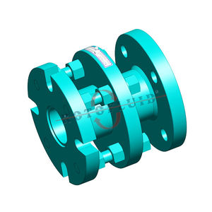 Flanschanschluss / gerade / hydraulisch / pneumatisch