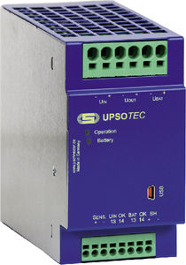 DC-USV / On-line / Kondensatoren / mit integrierter Batterie