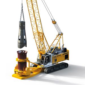 Kran auf Raupen / mit Ausleger / für Baustellen / hydraulisch