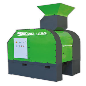 Hammermühle / horizontal / für Kabel / für Glas