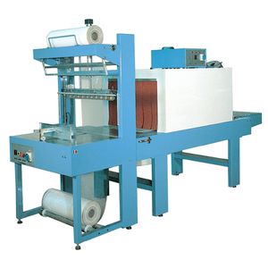 halbautomatische Schrumpffolienverpackungsmaschine / für Flasche / Schrumpftunnel