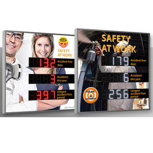 Displays mit Sicherung / LED / digital / dreizeilig