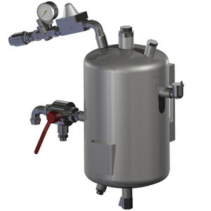 Wasserbehälter / Metall / Druck / vertikal