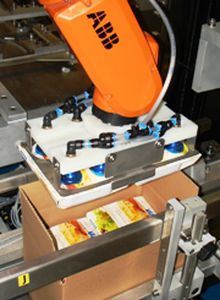 Toplader-Kartonierer / für die Lebensmittelindustrie / Roboter / automatisch