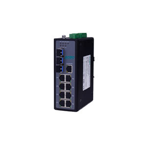 Ethernet-Switch / managed / 11 ports / Gigabit-Ethernet / DIN-Schienen