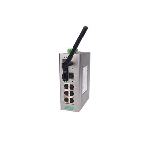Ethernet-Switch / managed / 9 Ports / Gigabit-Ethernet / DIN-Schienen