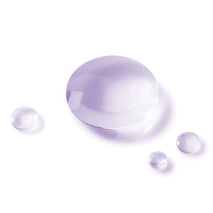 sphärische Linse / bikonvex / aus Quarzglas / Vis