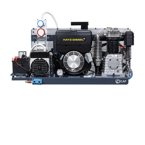 Luftkompressor / stationär / mit Dieselmotor / Kolben