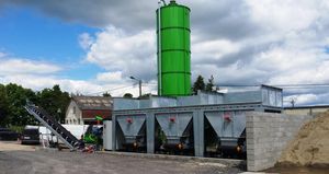 mobile Betonmischanlage / festinstalliert