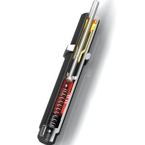 Stoßdämpfer / pneumatisch / Maschinen / mit selbstausrichtender Kompensation