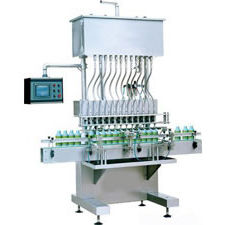 Linear-Abfüllmaschine / Flaschen / automatisch / PLC-gesteuert