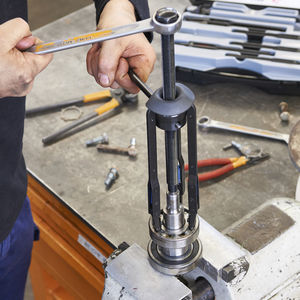 mechanischer Wälzlagerabzieher / manuell / 3 Klauen / für umkehrbare Greifer