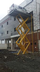 Scherenhubtisch / hydraulisch / Schwerlast / stationär
