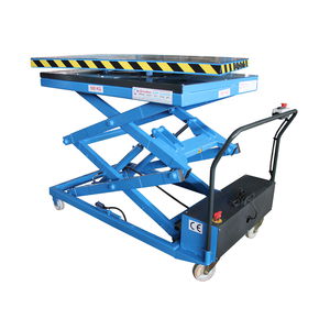 Scherenhubtisch / hydraulisch / mobil