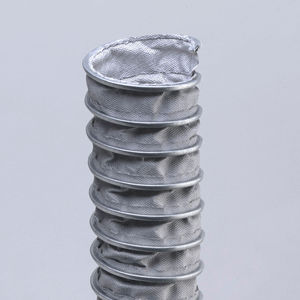 flexibler Luftkanal / Stoff / aus verzinktem Stahl / Metalldrahtgewebe