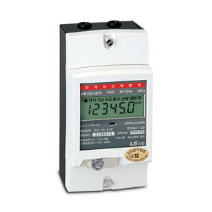 wandmontierter Elektrischer Energiezähler / mit LCD-Display