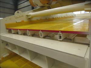 Vibrationssiebmaschine / für Pulver / für Pellets / Partikel
