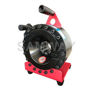 Crimpmaschine für Winkelverschraubungen / für Hydraulikschläuche / automatisch / hydraulisch