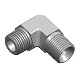 Außenanschluss / Gewinde / 90°-Winkel / hydraulisch