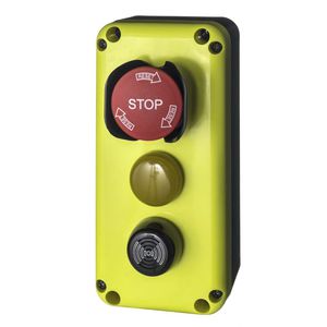 Not-Halt-Schalter / bipolar / LED / mit Buzzer