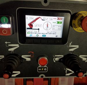 Touchscreen-HMI / mit Tastatur / einbaufähig / mobil
