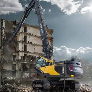 Bagger / großen Abmessungen / auf Raupen / für Baustelle / Diesel