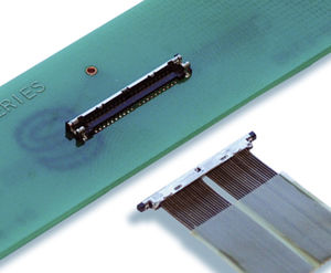 Steckkarte-Steckverbinder / Koaxial / Kabel-an-Karte / SMT