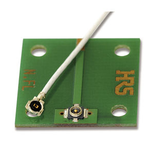 Steckkarte-Steckverbinder / Koaxial / SMT / Rund