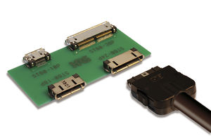 RF-Steckverbinder / SMT / Kabel-an-Karte / Parallel