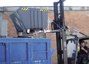 Polyethylen-Container / für Müll / zum Kippen