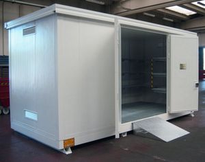 Metallcontainer / Lager / Wärmeisolierung