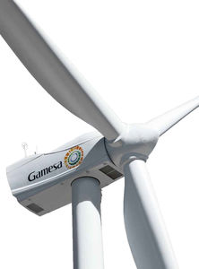 Windkraftanlage auf freistehendem Mast / für Mittelwind