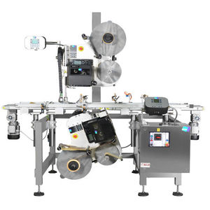 automatische Etikettiermaschine / für die Lebensmittelindustrie / für Verpackungsoberseite
