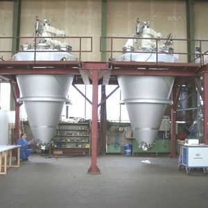Vakuumtrockner / kontinuierlich / cleaning in place (CIP) / Konus-Schnecken