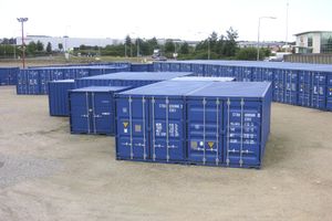 Metallcontainer / Transport