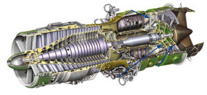 Gas-Turbine / Aeroderivative / für Stromerzeugung