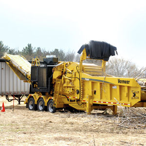 Stiftmühle / horizontal / für organischen Abfall / für Holz