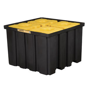 Polyethylen-Boxpalette / für Chemikalien / Lager / Sicherheit