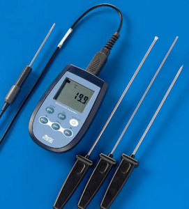 digitales Thermometer / tragbar / Kontakt / für Industrieanwendungen