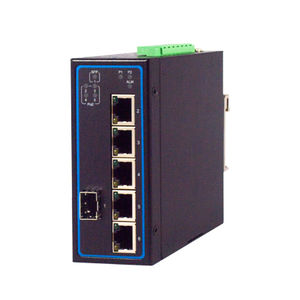 Ethernet-Switch / unmanaged / 6 Ports / Gigabit / DIN-Schienen