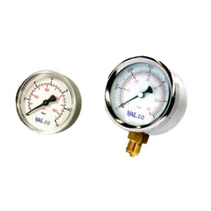 Manometer mit Zifferblatt-Anzeige / Rohrfeder / für Gas / Prozess